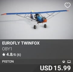 Eurofly Twinfox by OBY1. USD $15.99