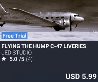 Flying The Hump C-47 Liveries by JED Studio. USD $5.99