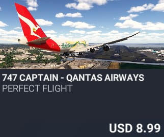 747 Captain - Qantas Airways by Perfect Flight. USD $8.99