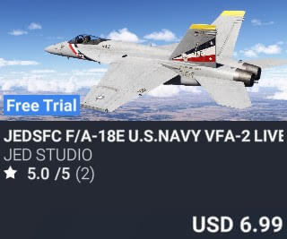 JEDSFC F/A-18E U.S.NAVY VFA-2 Liveries by JED Studio. USD $6.99