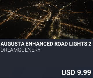 Augusta Enhanced Road Lights 2024 Edition by Dreamscenery. USD $9.99