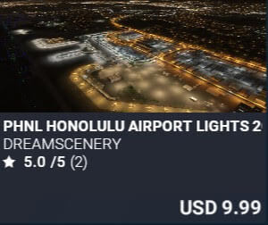 PHNL Honolulu Airport Lights 2024 Edition by DreamScenery. USD $9.99