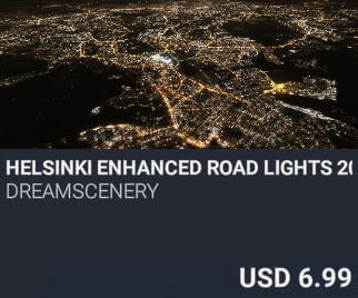 Helsinki Enhanced Road Lights 2024 Edition by Dreamscenery. USD $6.99