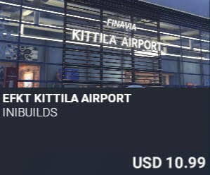 EFKT Kittila Airport by iniBuilds. USD $10.99