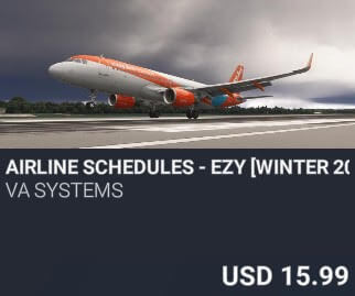 Airline Schedules - EZY [Winter 2025] by VA SYSTEMS. USD $15.99