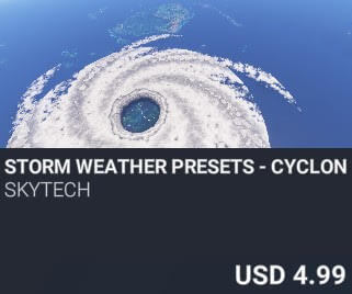 Storm Weather Presets - Cyclone by SkyTech. USD $4.99