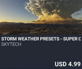 Storm Weather Presets - Super Cells by SkyTech. USD $4.99