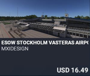 ESOW Stockholm Vasteras Airport by mxidesign. USD $16.49