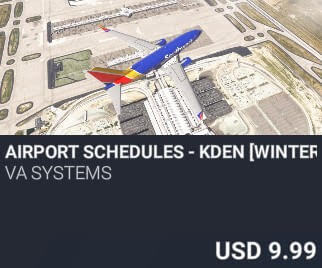 Airport Schedules - KDEN [Winter 2025] by VA SYSTEMS. USD $9.99