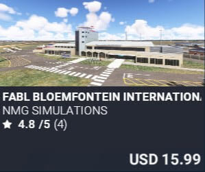 FABL Bloemfontein International Airport by NMG Simulations. USD $15.99