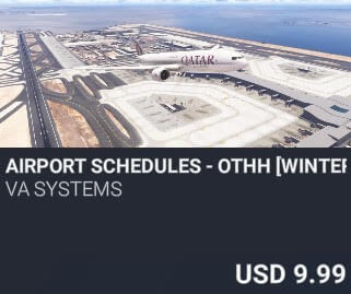 Airport Schedules - OTHH [Winter 2025] by VA SYSTEMS. USD $9.99
