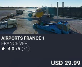 Airports FRANCE 1 by France VFR. USD $29.99