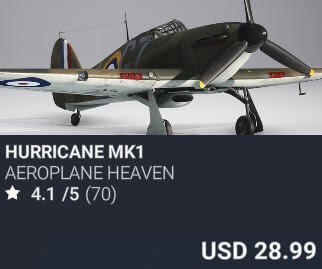 Hurricane Mk1 by Aeroplane Heaven. USD $28.99