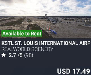 KSTL St. Louis International Airport V4.0 by Realworld Scenery. USD $17.49