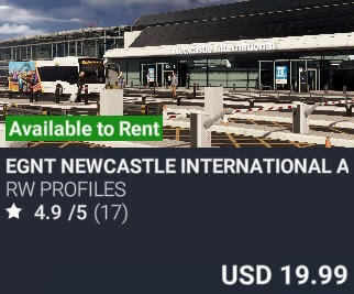 EGNT Newcastle International Airport by RW Profiles. USD $19.99