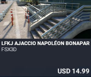 LFKJ Ajaccio Napol?on Bonaparte by FSX3D. USD $14.99