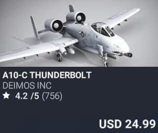 A10-C Thunderbolt by DeimoS Inc.. USD $24.99