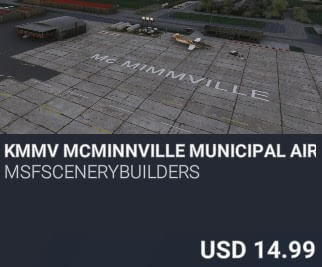 KMMV McMinnville Municipal Airport by msfscenerybuilders. USD $14.99