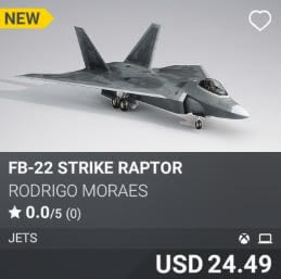 FB-22 Strike Raptor by Rodrigo Moraes. USD $24.49