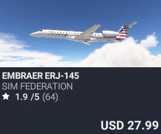 Embraer ERJ-145 by Sim Federation. USD $27.99