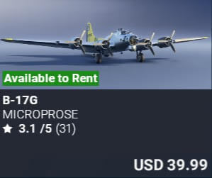 B-17G by MicroProse. USD $39.99