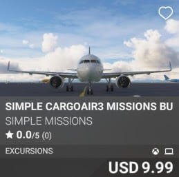 Simple CargoAir3 Missions Bundle by Simple Missions. USD $9.99