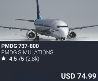 PMDG 737-800 by PMDG Simulations. USD $74.99