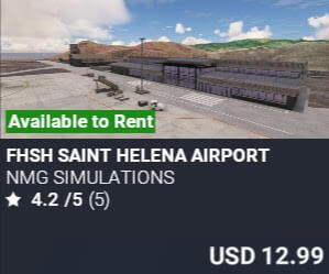 FHSH Saint Helena Airport by NMG Simulations. USD $12.99