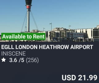 EGLL London Heathrow Airport by iniBuilds. USD $21.99