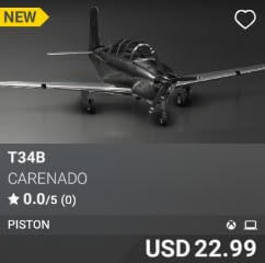 T34B by Carenado. USD $22.99