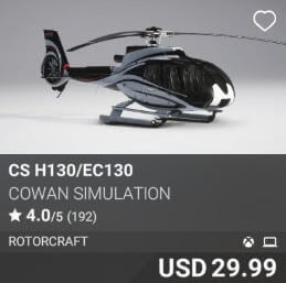CS H130/EC130 by Cowan Simulation. USD $29.99