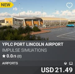 YPLC Port Lincoln Airport by Impulse Simuations. USD $21.49