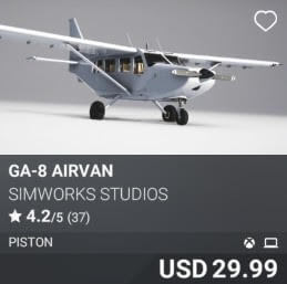 GA-8 Airvan by SimWorks Studios. USD $29.99