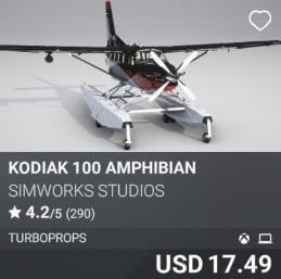 Kodiak 100 Amphibian by SimWorks Studios. USD $17.49