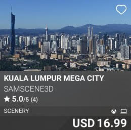 Kuala Lumpur Mega City by SamScene3D. USD $16.99