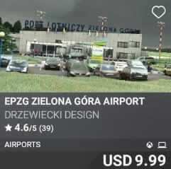 EPZG Zielona Gora Airport by Drzewiecki Design. USD $9.99