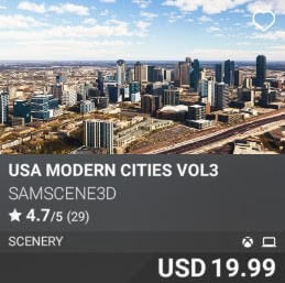 USA Modern Cities Vol3 by SamScene3D. USD $19.99