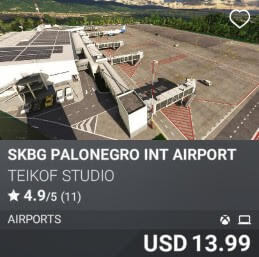 SKBG Palonegro Int Airport by TEIKOF Studio. USD $13.99