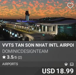 VVTS TAN SON NHAT INTL AIRPORT V2 by DOMINICDESIGNTEAM. USD $18.99