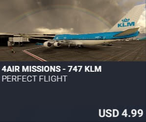 4AIR MISSIONS - 747 KLM by Perfect Flight. USD $4.99