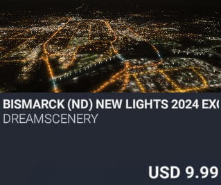 Bismarck (ND) New Lights 2024 Exclusive Edition by Dreamscenery. USD $9.99