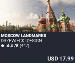 Moscow Landmarks by Drzewiecki Design. USD $17.99