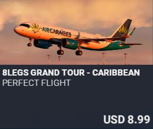 8LEGS GRAND TOUR - CARIBBEAN by Perfect Flight. USD $8.99