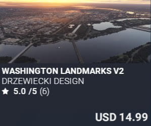 Washington Landmarks V2 by Drzewiecki Design. USD $14.99