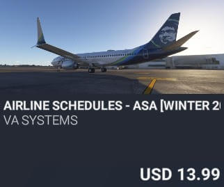 Airline Schedules - ASA [Winter 2025] by VA SYSTEMS. USD $13.99