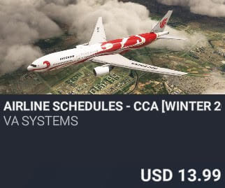 Airline Schedules - CCA [Winter 2025] by VA SYSTEMS. USD $13.99