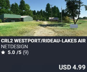 CRL2 Westport/Rideau-Lakes Airport by NetDesign. USD $4.99