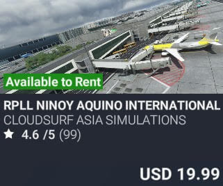 RPLL Ninoy Aquino International Airport by Cloudsurf Asia Simulations. USD $19.99
