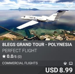 8LEGS GRAND TOUR - POLYNESIA by Perfect Flight. USD $8.99