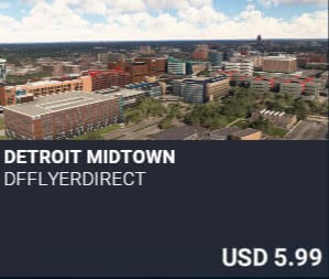 Detroit Midtown by dfflyerdirect. USD $5.99